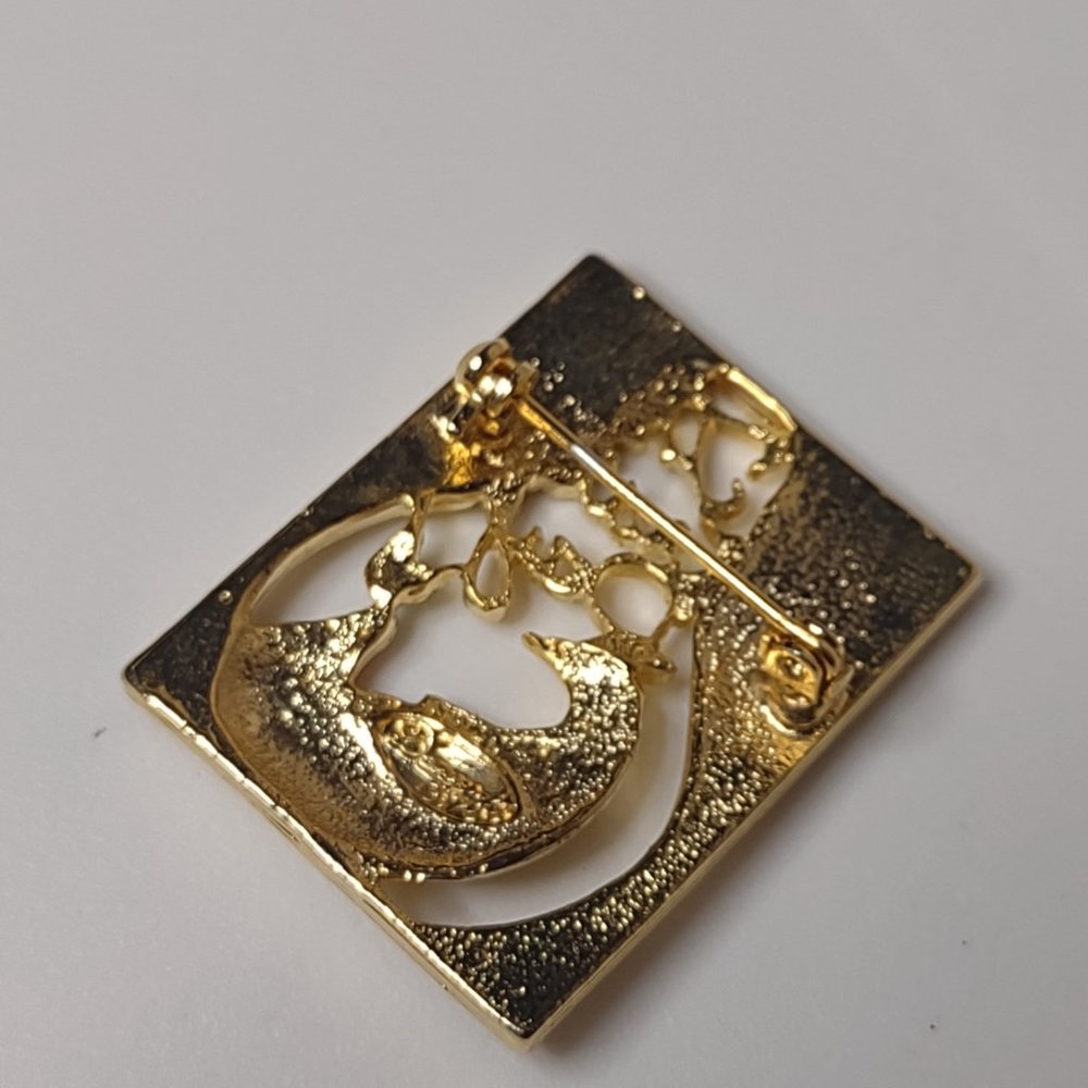 On The First Day Rectangular Brooch - Picture 6 of 10